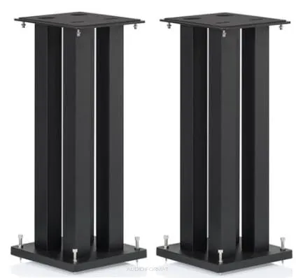 Norstone STYLUM SQUARE SPEAKER STANDS | BLACK | Raty | Salon Warszawa | Dostawa 0zł | Montaż |