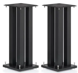 Norstone STYLUM SQUARE SPEAKER STANDS | BLACK | Raty | Salon Warszawa | Dostawa 0zł | Montaż |