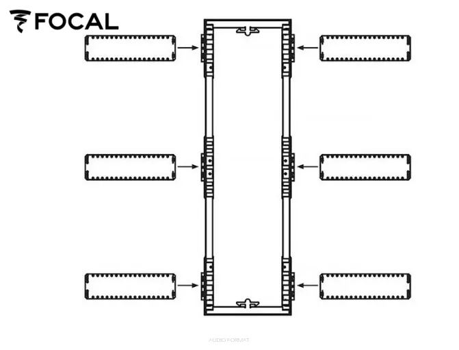 Focal KIT MONTAGE COMMERCIAL 1000 IW LCR UTOPIA + 2 IW SUB UTOPIA - Uchwyt montażowy | Odsłuch | Raty 0% | Salon Warszawa | Autoryzowany Dealer | Negocjuj cenę |