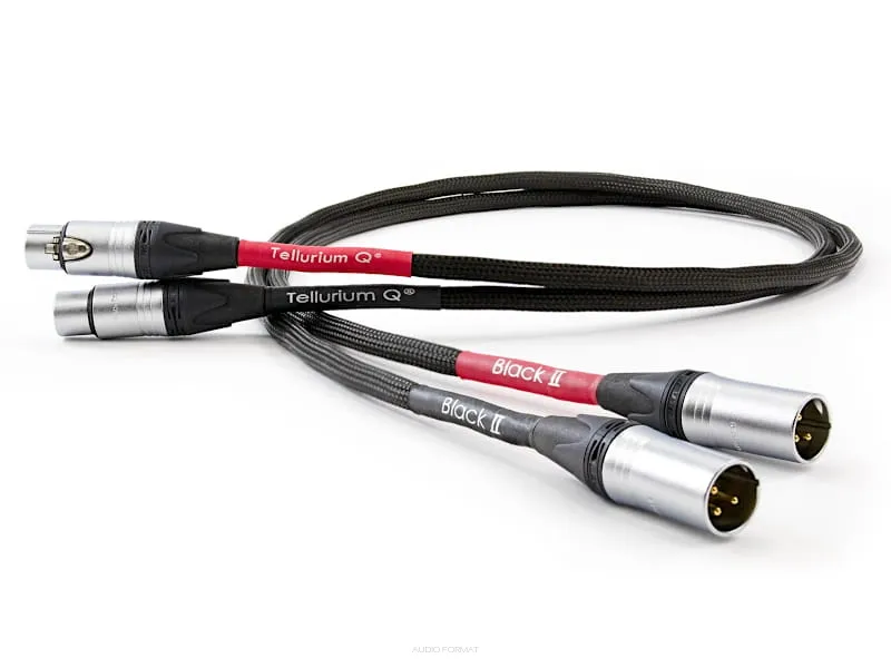 Tellurium Q Black II XLR 2XLR-2XLR 1m | RATY 0% lub RABAT | Salon Warszawa | Autoryzowany Dealer | Negocjuj Cenę |