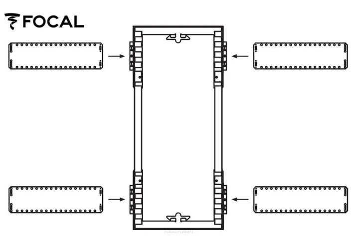 Focal KIT MONTAGE 1000IW LCR 6 - Uchwyt montażowy | Odsłuch | Raty 0% | Salon Warszawa | Autoryzowany Dealer | Negocjuj cenę |