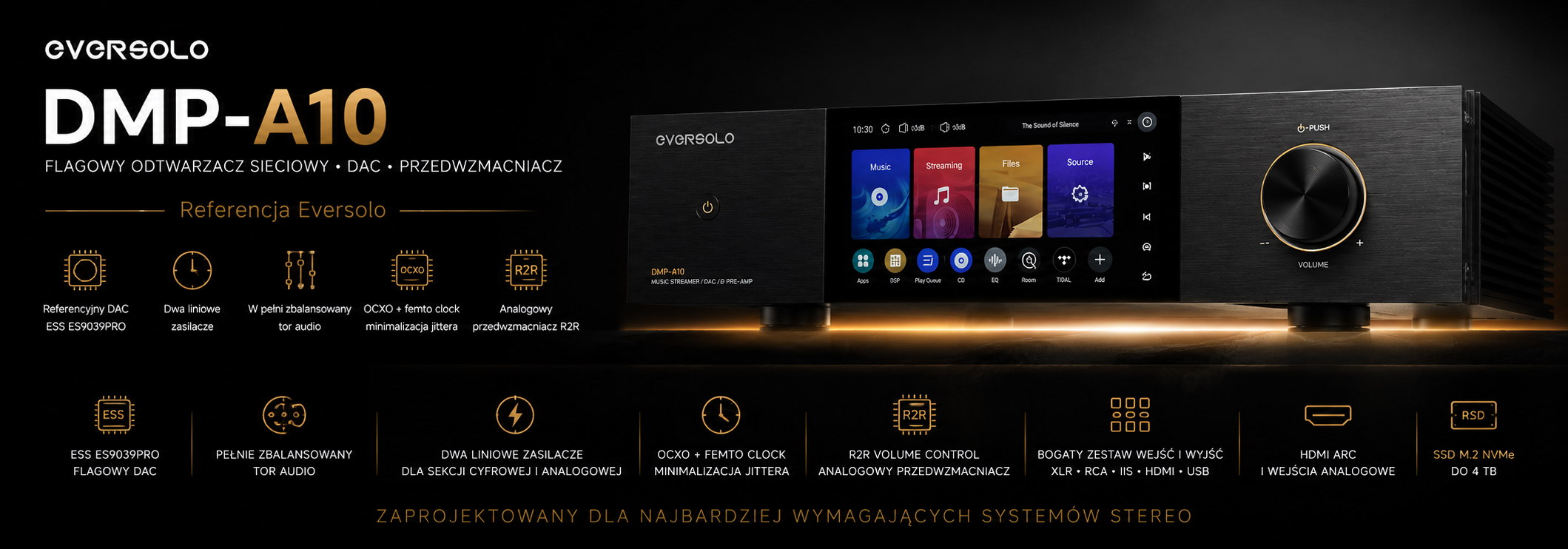 Eversolo DMP-A10 Odtwarzacze sieciowe eversolo